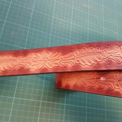 Usnjen western pas W31